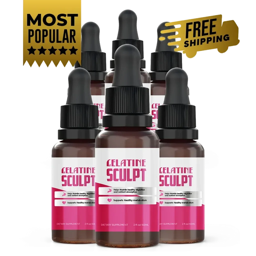 Six-unit supply of Gelatine Sculpt highlighting the maximum discount offer.