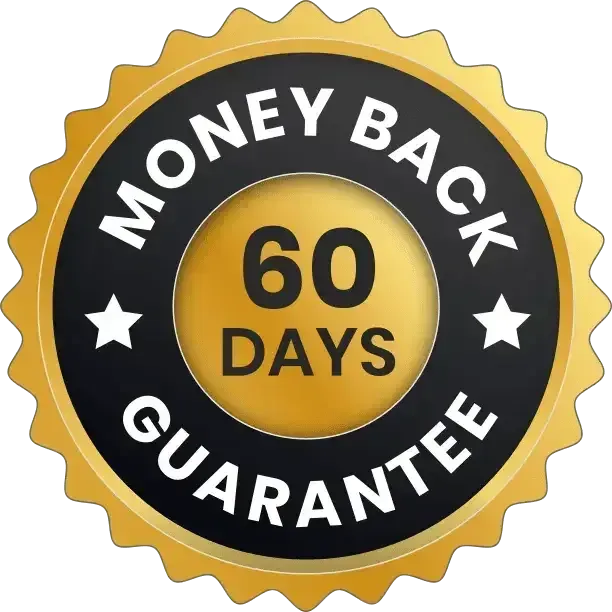 100% Money-Back Guarantee badge for Vivalis for 60 days.