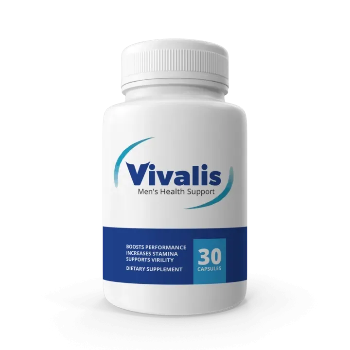 Single bottle of Vivalis supplement for male performance and stamina.